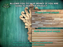 Load image into Gallery viewer, The image is a promotional advertisement for Master Oak Paint, showcasing a variety of wood samples available for painting. The samples include a finger-jointed sample, a multi-toned wood sample, and a product texture and color that may vary from the sample shown. The ad emphasizes that the product texture and color may differ from the sample, and notes that adjacent pieces have different shades.