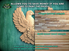Load image into Gallery viewer, Personalized Dove Wall Plaque – Carved Wooden Wedding Onlay with Monogram