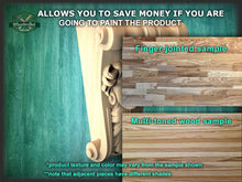 Load image into Gallery viewer, Corbel Human Face, Unpainted, Decorative Carved Wooden Corbel, 1pc, Home Wall Embellishments, wood onlays, wood wall art decor