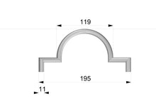 Load image into Gallery viewer, Custom order. 2nd part  Carved bent molding of Ash wood