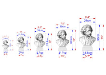 Load image into Gallery viewer, Einstein Bust | Carved and Hand-Finished Wood Statue | Gift for Scientists & Physicists