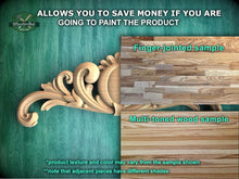 Load image into Gallery viewer, Ornate Oval Cartouche with Leaf Scrolls – Classic Wood Applique