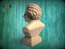 Load image into Gallery viewer, Einstein Bust | Carved and Hand-Finished Wood Statue | Gift for Scientists & Physicists