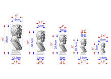 Load image into Gallery viewer, Wooden Bust: Abraham Lincoln Sculpture - Handcrafted Detail