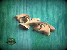 Load image into Gallery viewer, Fleur-de-lis Wood Accent – Classic Carved Applique