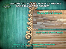 Load image into Gallery viewer, The image is a promotional advertisement for Master Oak paint, featuring a wooden background with a decorative element and a sample of the paint.