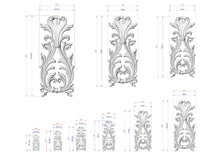 Load image into Gallery viewer, several ornate, decorative designs or sculptures, each with its own unique size and shape. The designs are detailed and intricate, showcasing the artist's skill and craftsmanship. The image is a collection of various sizes and shapes, providing a comprehensive view of the artist's work.