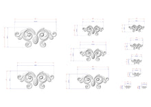 Load image into Gallery viewer, a drawing of some type of decorative object