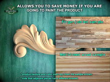 Load image into Gallery viewer, a picture of a wood carving of a flower