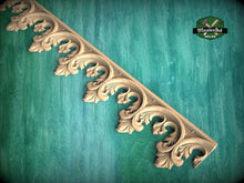 Load image into Gallery viewer, Carved Gothic Wood Trim – Decorative Molding Border for Furniture or Wall Panels