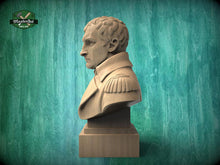 Load image into Gallery viewer, Napoleon Bonaparte Bust, Hand-Finished Wood Sculpture | Military History Decor
