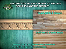 Load image into Gallery viewer, Symphonic Leaf Garland Moulding - Baroque Inspired Decor , 40" Classic & Modern Decor, 1 pc, Unpainted, Wood Carved Baguette