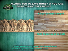 Load image into Gallery viewer, Renaissance Scroll and Acanthus Molding - Artisanal Architectural Trim, 40" Timeless Scrollwork Detail, 1 pc, Unpainted, Carved Baguette