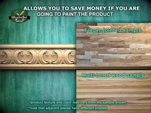 Load image into Gallery viewer, Classic Foliate Scrollwork Molding - Artisan Crafted Detail, 40" Classic & Modern Decor, 1 pc, Unpainted, Wood Carved Baguette