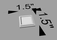 Load image into Gallery viewer, Custom order. Art Nouveau Inspired Carved Wood Molding 40"x1.5" long, 7pcs; decorative rosettes -4pcs, 1.5x1.5". Material - Alder