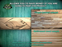 Load image into Gallery viewer, Acanthus Leaf and Berry Ribbon Molding - Classical Decor Piece, 40" Elegant Wood Detail, 1 pc, Unpainted, Carved Baguette