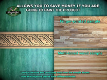 Load image into Gallery viewer, Scroll Leaf Harmony Moulding , 40" Classic & Modern Decor, 1 pc, Unpainted, Wood Carved Baguette