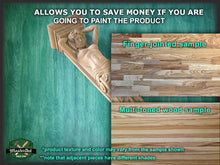 Load image into Gallery viewer, Carved Corbel Caryatid For Interior Decoration, Unpainted, Home Wall Embellishments, wood onlays, wood wall art decor