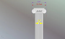 Load image into Gallery viewer, Custom order. Set of 4pcs carved woden Pilasters, height 165cm, material: finger-jointed Alder board