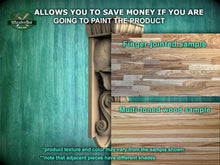 Load image into Gallery viewer, Elegant Gothic Skull Corbel made of wood, Unpainted, Decorative Carved Wooden Corbel, Home Wall Embellishments