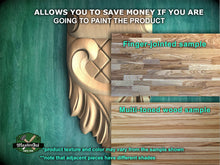 Load image into Gallery viewer, Victorian Verve: Exquisite Carved Wooden Corbel, 1pc, Antique wooden onlay, Furniture wooden applique, Unpainted, Home Wall Embellishments