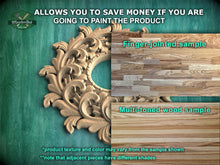 Load image into Gallery viewer, Round Chandelier Applique Rosette Onlay Detailed Acanthus Ornamentation