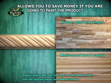 Load image into Gallery viewer, Classic Twisted Rope Wooden Moulding – Decorative Frieze Element, 40" Textured Moulding, 1 pc, Unpainted, Decorative Moulding Trim