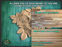 Load image into Gallery viewer, Green man Wall Plaque, Wooden Green Man, Green Man of wood, Wood Green Man, Oak Green Man Plaque, Green Man carved