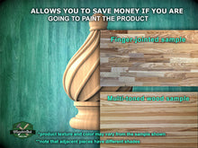 Load image into Gallery viewer, Ornamental Wooden Twisted Finial for furniture, Twisted cap, Staircase Newel Post Cap, Bed finials
