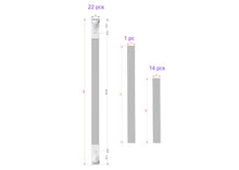 Load image into Gallery viewer, Custom order. First payment. Set of carved wooden products, material - finger-jointed multi-tone shield