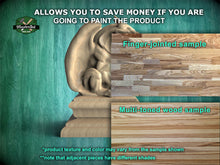 Load image into Gallery viewer, Gargoyle wooden statue, small Gothic Imp, Gargoyle finial bed post, Gargoyle statue of wood, Wooden Gargoyle statue cap