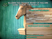 Load image into Gallery viewer, Horse Wooden Finial for Staircase Newel Post, Horse finial bed post, Horse statue of wood, Wooden Horse statue cap