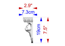 Load image into Gallery viewer, Custom order. Smiling Cat Wooden Corbel, H - 7.5", 2 pcs (facing towards each other), Ash wood