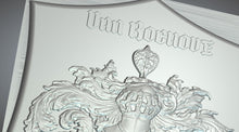 Load image into Gallery viewer, Custom order. Carved Family Crest according to the client's image, 1pc, Ash, Unpainted