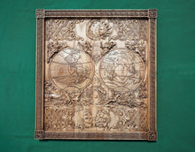 Load image into Gallery viewer, Custom size Antique map of the world made of wood