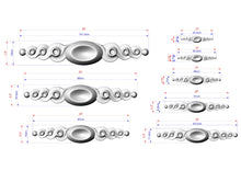 Load image into Gallery viewer, a drawing of a set of metal objects