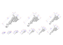 Load image into Gallery viewer, Custom order. Peacock in Bloom Wood Carving – Elegant Corner Decor Element, Unpainted, two pairs, Finger-jointed multi-toned wood