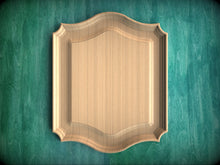 Load image into Gallery viewer, Custom order. Classic Curved Door Panel – Wooden Onlay for Existing Doors, Shaped Insert Design, Unpainted, 1pc, 32.5x25 inch, Oak with PUR glue