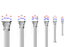 Load image into Gallery viewer, The Elegant Wooden Corinthian Column, Corinthian Wood Column for Architectural Beauty, 1pc, Unpainted