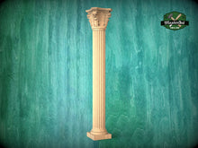 Load image into Gallery viewer, The Elegant Wooden Corinthian Column, Corinthian Wood Column for Architectural Beauty, 1pc, Unpainted