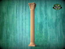 Load image into Gallery viewer, The Elegant Wooden Corinthian Column, Corinthian Wood Column for Architectural Beauty, 1pc, Unpainted