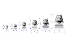 Load image into Gallery viewer, American Bully bust made of wood, Unpainted,American Bully Wooden Finial for Staircase Newel Post, American Bully finial bed post