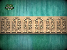 Load image into Gallery viewer, Eco-Friendly Classic Wood Moulding – Elegant Interior Design, 40" Carved Wood Moulding, 1 pc, Unpainted, Baguette