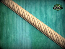 Load image into Gallery viewer, Classic Twisted Rope Wooden Moulding – Decorative Frieze Element, 40" Textured Moulding, 1 pc, Unpainted, Decorative Moulding Trim