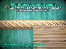Load image into Gallery viewer, Classic Twisted Rope Wooden Moulding – Decorative Frieze Element,  40" Textured Moulding, 1 pc, Unpainted, Decorative Moulding Trim
