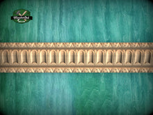 Load image into Gallery viewer, Classic Fluted Wood Moulding – Elegant Carved Baguette Trim,  40" , 1 pc, Unpainted, Wooden Baguette, Furniture Moulding