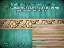 Load image into Gallery viewer, Versatile Wooden Moulding: Classic Baguette Design, 40" Ornate molding panel, Carved wooden Baguette, wood trim for interiors