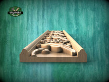 Load image into Gallery viewer, Versatile Wooden Moulding: Classic Baguette Design, 40" Ornate molding panel, Carved wooden Baguette, wood trim for interiors