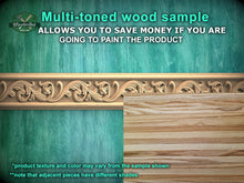 Load image into Gallery viewer, Sophisticated Carved Wooden Moulding for Room Zoning, 40" Decorative wooden moulding for cornices and friezes, 1 pc, Unpainted