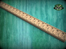 Load image into Gallery viewer, Art Nouveau Inspired Carved Wood Molding - Nature's Rhythm in Home Decor, 40" Flowing Lines for Artistic Decor, 1 pc, Unpainted, Baguette